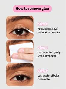 MAGEFY 2合1睫毛胶+睫毛卸妆液睫毛胶，睫毛胶 - 黑色 - 查看 10