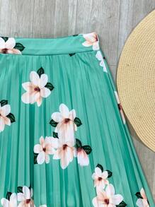Women Skirts - Mint Green - View 3