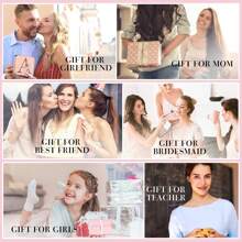 Món quà Đối với phụ nữ Cô gái tuổi teen , Nhỏ bé Đồ trang sức Loại vỏ Tổ chức đồ trang sức Hộp đồ trang sức Quà sinh nhật NỮ Mẹ Bạn Nữ Chị Phù dâu Cô ấy Cô gái Món quà , Những điều cần thiết khi đi du lịch - Hồng - Xem 7