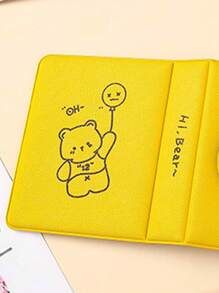 3-Inch Card Type Album For Instax Mini Photos, Portable Photo Book With Cute Decorations - Yellow - View 2
