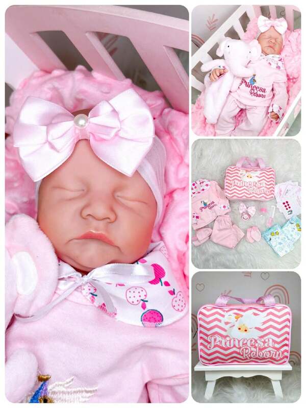 BONECA REBORN BEBE REALISTA ORIGINAL 100% SILICONE ENVIO IMEDIATO