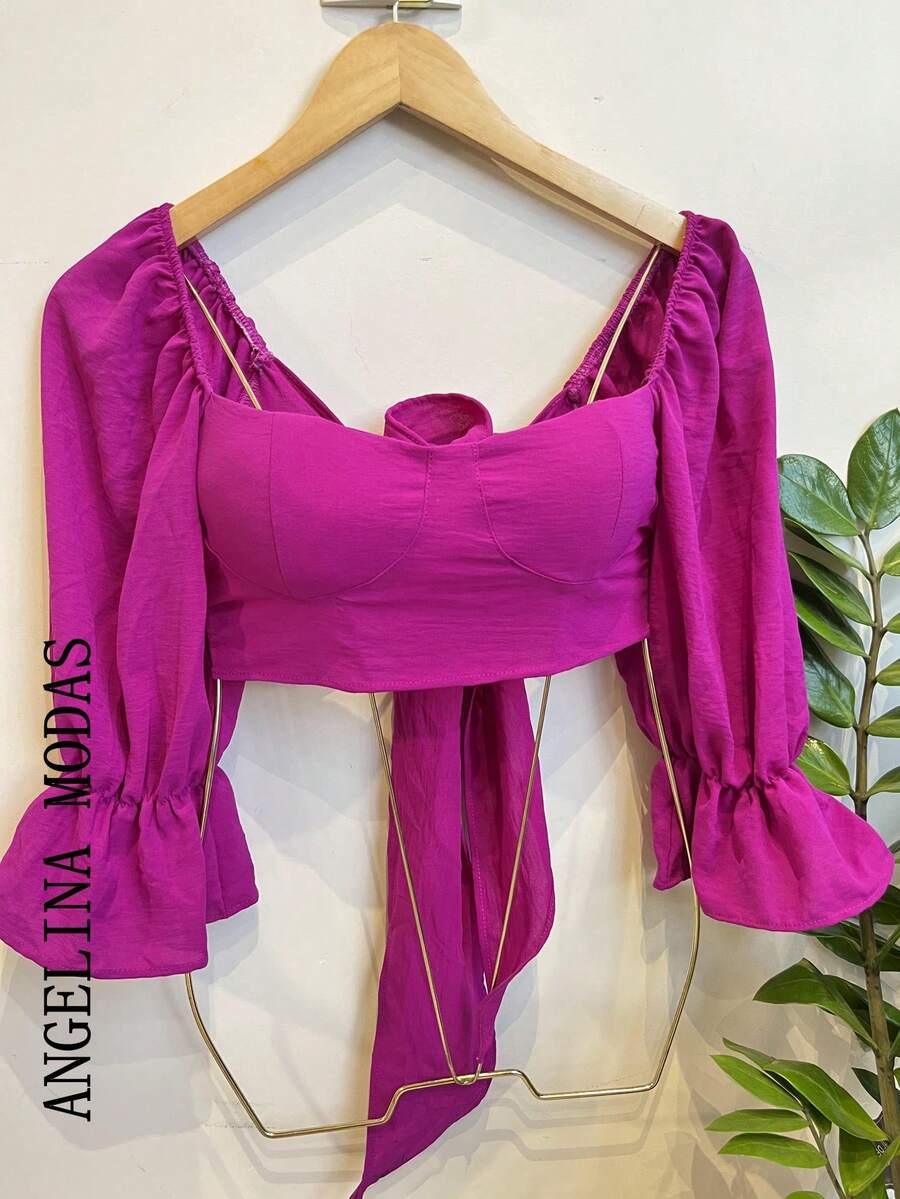 Women Tops - Màu tím  Violet - Xem 1