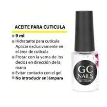 Kit Gc Nails 3 Basicos - Bond 1 + Bond 2 + aceite para cuticula 9ml c/u - primer Adherente desidratador para uñas - transparente - Ver 4