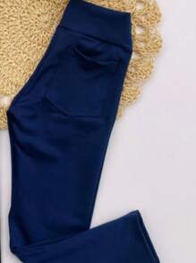 Young Girls Pants - Màu xanh hải quân - Xem 2