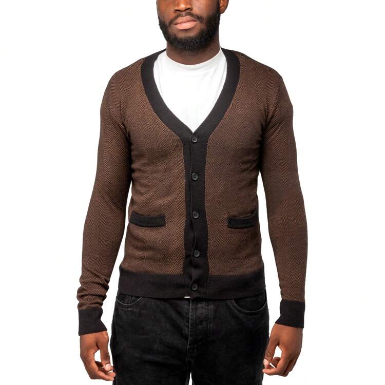 Mens herringbone sweater sale