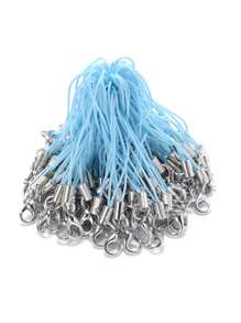 Gói 10 dây phụ kiện trang sức tự làm có móc khóa cho điện thoại di động, trang trí búp bê, v.v. - chuỗi điện thoại di động - Xem 17