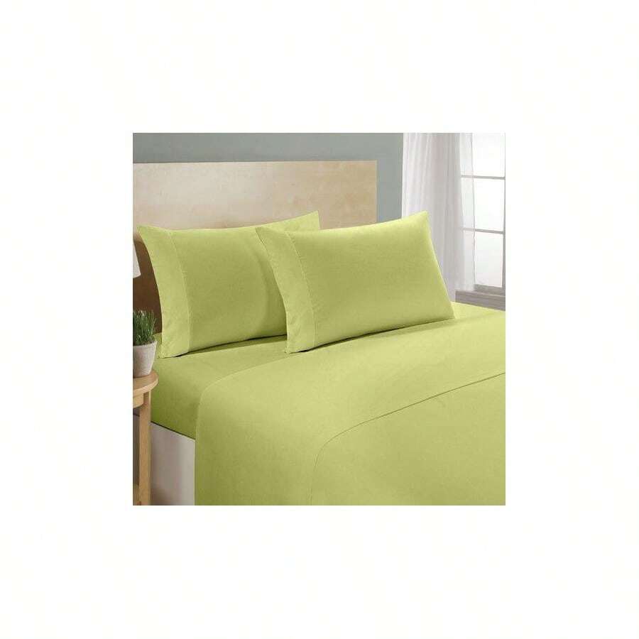 4-Piece Set: 100% Egyptian Cotton 1000 Thread Count Deep Pocket Luxury Sheets - 綠色 - 查看 1
