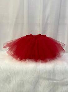 Falda Tutu Para Niña Colores - Rojo - Ver 2