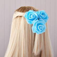 5/10/15/20/25/30支/套 粉色人造花，简约PS泡沫装饰花，家居装饰（OPP包装） - 藍色 - 查看 5