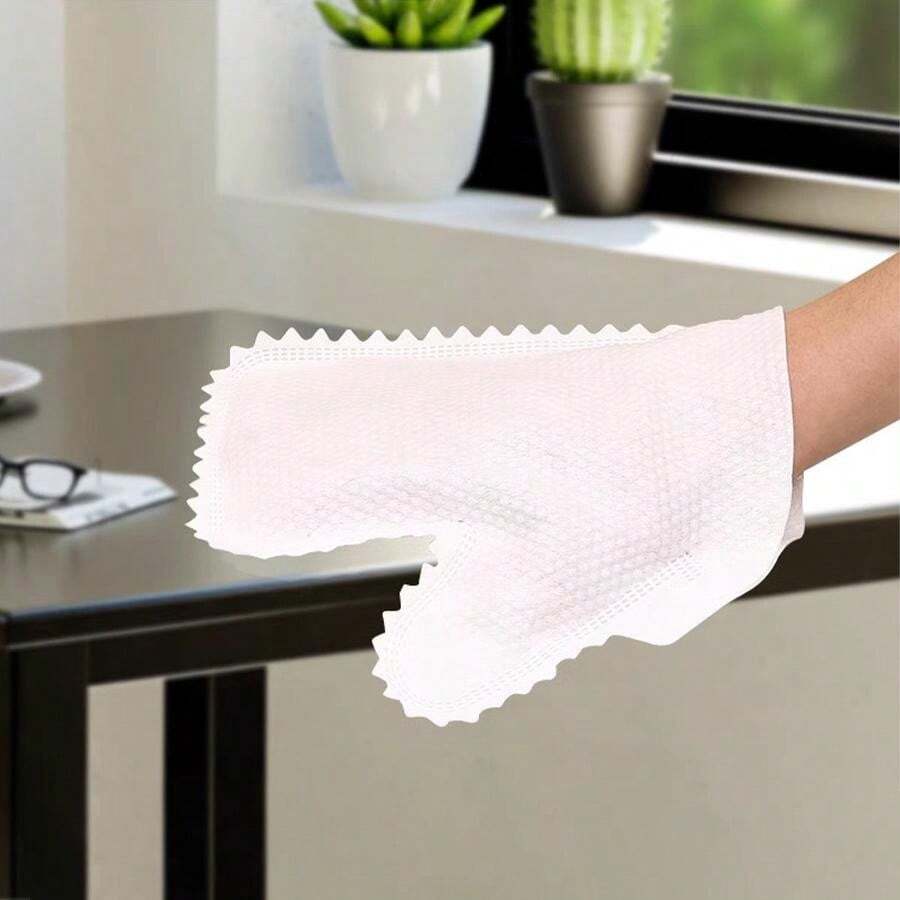 10pcs/Pack GloveShaped MultiPurpose Cleaning Dusting Cloth, Absorbs
