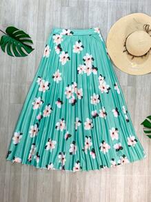 Women Skirts - Mint Green - View 1