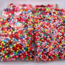 100 Piezas/paquete Pompones De Colores Mixtos - Multicolor - Ver 6
