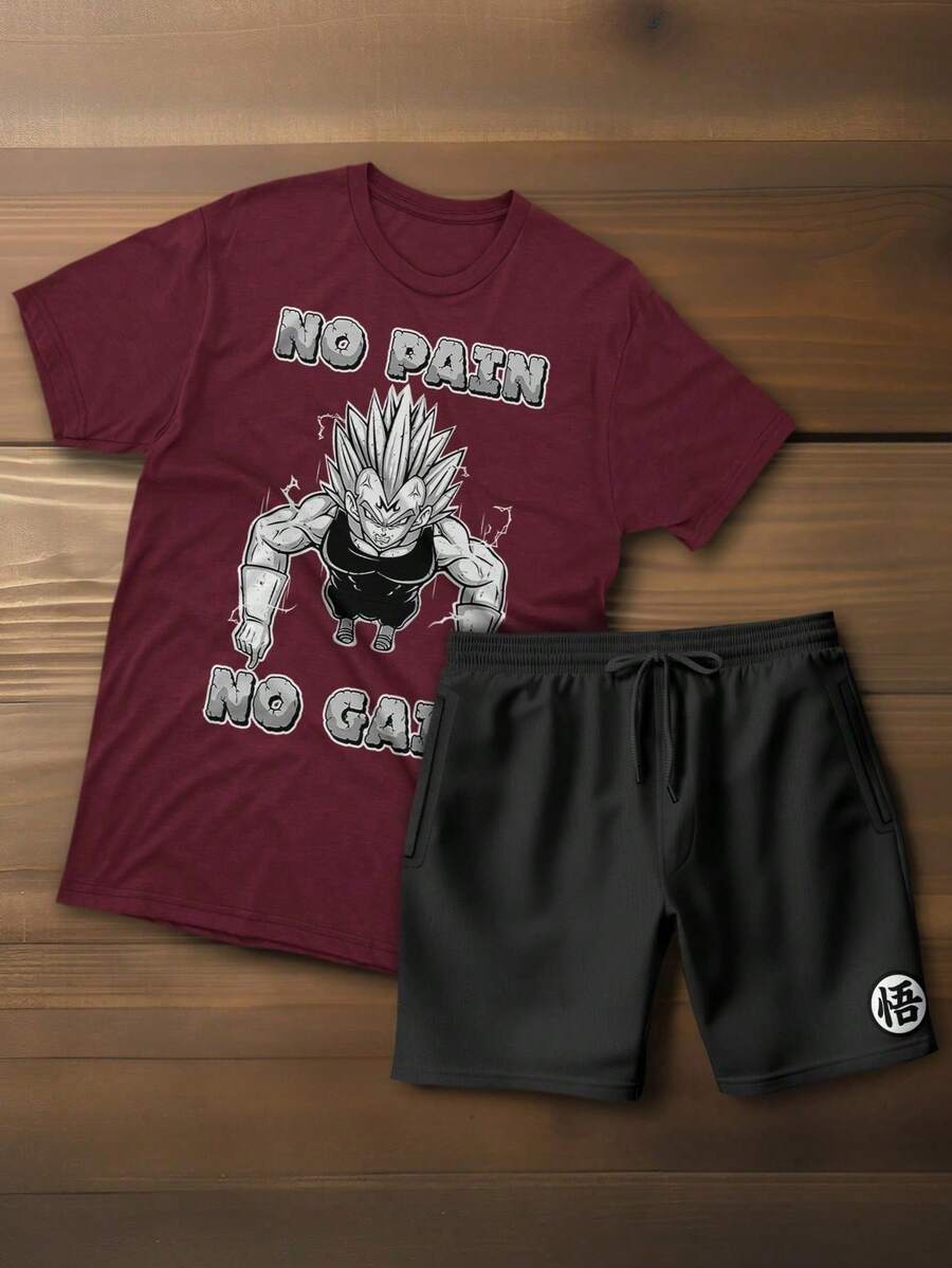 Men T-Shirts - Màu Đỏ Sâu - Xem 1