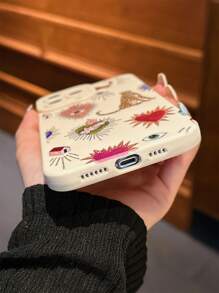 1 pieza Funda suave de TPU con diseño de ojo de tigre para iPhone 15 Pro Max, 14 Plus, 13 Pro Max, 12, 11, 7G, 7P, IX, XR, XS Max