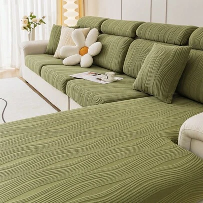 1 Vỏ bọc ghế sofa co giãn mọi mùa, vỏ bọc đệm ghế sofa bằng lông cừu sang trọng chống trượt, bọc ghế sofa dày ấm áp, có thể giặt bằng máy, chống bụi, trang trí nhà cửa thân thiện với thú cưng cho ghế sofa hình chữ L và ghế sofa 1/2/3/4 chỗ ngồi
