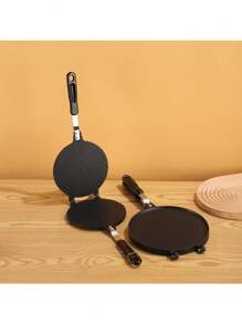 1pc Non-Stick Egg Roll Mold Ice Cream Cone Mold Cake Baking Pan Biscuit Maker Kitchen Tool - Black - View 6