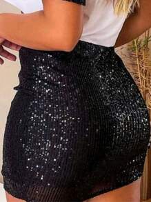 Women Skirts - 黑色 - 查看 4