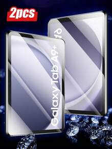 2 件钢化玻璃屏幕保护膜适用于 Galaxy Tab A9+ 8.7 英寸平板电脑、超清晰 Galaxy A9 10 英寸平板电脑屏幕保护膜、iPad Air 13 2025 (M3)、iPad Air 11 2025 (M3)、iPad 2025 (iPad A16) 生日、家人、朋友礼物平板电脑屏幕保护膜、平板电脑配件