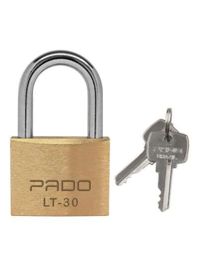 Cadeado De Latão Pado Lt - 30mm 2 Chaves