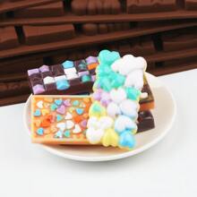 1pc Non-Stick 3d Chocolate Bar Silicone Mold For Diy Wax Melts, Candy, Cupcake, Mousse, Tarts, Soap Making