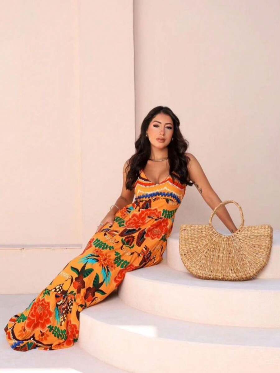 Women Dresses - Yellow - View 1