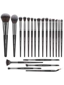 MAANGE Bộ 20 cọ trang điểm chuyên nghiệp, dụng cụ trang điểm với lông cọ mềm dễ mang theo, cọ nền, cọ phấn mắt, cọ lông mày, cọ che khuyết điểm, cọ tạo khối, bộ cọ khi đi du lịch, bộ cọ, bộ cọ trang điểm, bộ cọ trang điểm, bộ trang điểm hoàn chỉnh, bộ cọ trang điểm, bộ trang điểm hoàn chỉnh, bộ cọ, bộ cọ trang điểm, bộ quà tặng trang điểm, bộ - màu đen - Xem 5