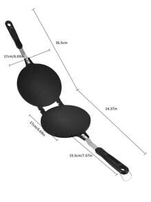 1pc Non-Stick Egg Roll Mold Ice Cream Cone Mold Cake Baking Pan Biscuit Maker Kitchen Tool - Black - View 10