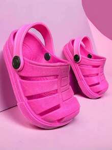 Kids Fashion Slippers - Màu Hồng Tươi - Xem 3