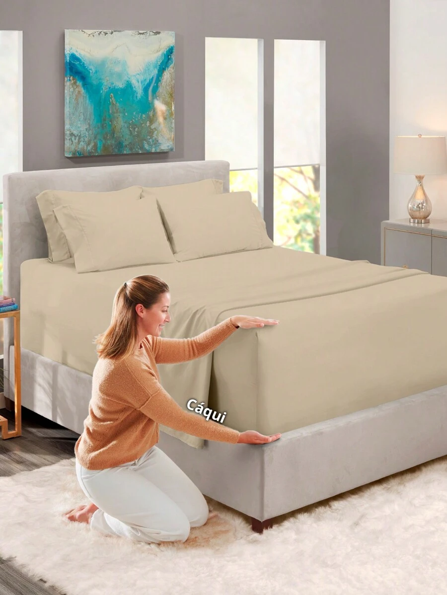 Bed Skirt Pins & Clips - Màu Khaki - Xem 1