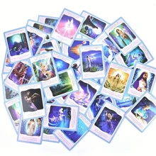 Love Light Divine Guidance Oracle, Mini Cards (With QR Code PDF-Guidebook) Connect With God's Infinite Love & Light, Give You A Topic Of Spiritual Contemplation To Inspire You, Gaming Gift Family Party Table Board Game,Game Solitaire  Card Game - Blue - View 6