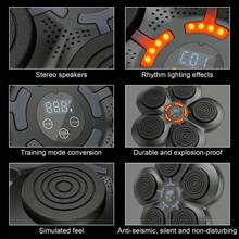 Máquina De Boxeo Con Música Electrónica, Equipo De Gimnasio De Boxeo, Entrenador De Boxeo Con Música Inteligente Montado En La Pared, Máquina Objetivo De Boxeo Para Entrenamiento En Casa - Negro - Ver 4