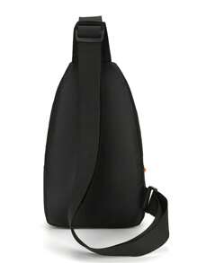 新款单肩包、户外背包、骑行腰包、运动休闲斜挎包、手机袋 - 黑色 - 查看 2