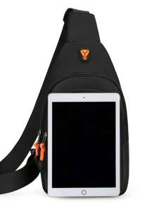 新款单肩包、户外背包、骑行腰包、运动休闲斜挎包、手机袋 - 黑色 - 查看 5