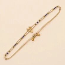 1PC 2024 Vòng tay trái tim 2024 Phụ nữ Bohemian Bileklik Vòng tay Trang sức Quà tặng cho cặp đôi - Nhiều màu - Xem 13
