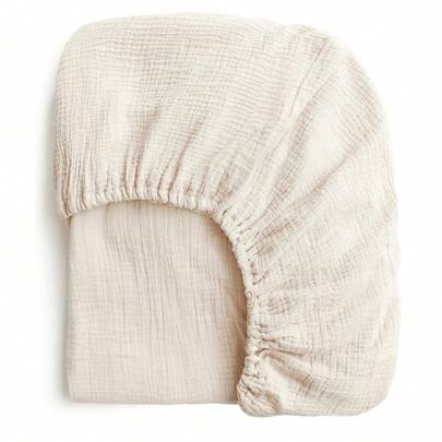 1pc Crib Fitted Sheet & Flat Sheet Set, Soft, Suitable For 0-3 Years Old Boys And Girls, Fits Standard Baby Crib Size 130*70cm Love Valentine