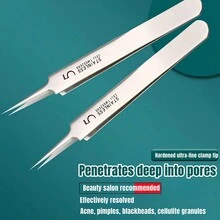 8pcs Blackhead Remover Kit, Pimple Extractor Tool Set For Blemish, Whitehead, Comedone, Acne Removal On Face And Nose - White - View 4