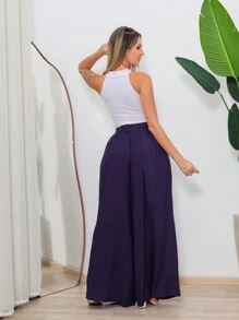 Vibe Women Pants - 藏蓝色 - 查看 4
