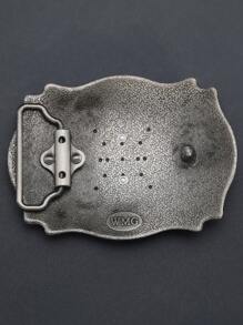 1入y2k女士西部釦扣字母設計皮帶釦扣,適合日常穿著和diy