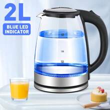 1pc, Electric Tea Kettle For Boiling Water, Stainless Steel Inner Lid & Filter, 1500W, Hot Water Boiler, Wide Opening & Automatic Shut Off, Summer Winter Drinkware, Weird Stuff Christmas Gift Ideas - EU F Type Plug(220-240V) - View 6
