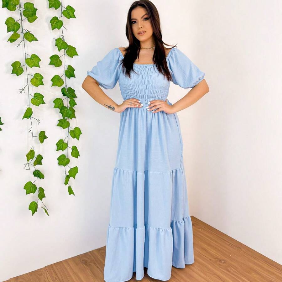 Women Dresses - 藍色 - 查看 1