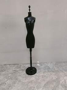 25cm Height 6-Part Doll Model Mannequin Dress Form, Human Figure Display Stand Exhibition Rack Support, 27.5g - Multicolor - View 4