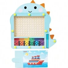 1 套迷宫拼图玩具，配有笔和滚珠，有助于培养儿童的发育和颜色识别能力 [认证产品]学校、学生、文具、学校用品 - 藍色 - 查看 4