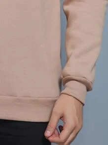 Men Sweatshirts - Khaki - View 4