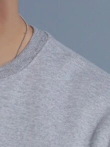 Men Sweatshirts - 灰色 - 查看 5