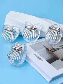 1 Miếng Acrylic 8 Ghi chú Kalimba Ngón tay cái Sàn nhà , Trong suốt Cầu vồng Màu sắc , Mini Ngón tay Sàn nhà , Nhạc cụ - Đàn piano ngón tay cái 8 tông màu đầy màu sắc - Xem 4