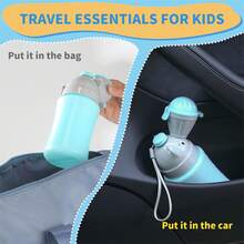 1 pieza Orinal portátil para bebé y niño, inodoro de emergencia para campamento, carro y viaje. Entrenamiento de pipí para niños. - Azul - Ver 4