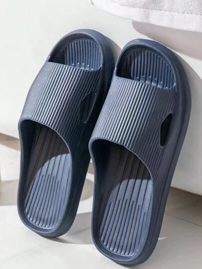 男士時尚 Eva 家居拖鞋,防滑浴室淋浴涼鞋,簡約休閒沙灘拖鞋