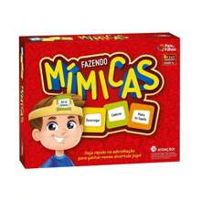 Fazendo Mímicas Jogo de Adivinhação Brinquedo Infantil Familia Pais e Filhos 0987 - Branco - Visão 1