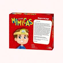 Fazendo Mímicas Jogo de Adivinhação Brinquedo Infantil Familia Pais e Filhos 0987 - Branco - Visão 3