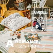 Holiday Party Tote Bags, Halloween Christmas Gift Bags, Reusable Clear Tote Bags, Small Business Supplies, Best Cheap Items, Shopping Bags, Party Bags, Wedding Birthday Party Favor Bags, Craft Tote Bags, Party Favors, Cheapest Items Available - Clear - View 4